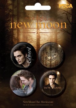 Paket značaka  TWILIGHT NEW MOON - edward