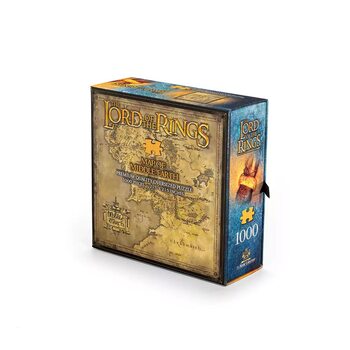 Puzzle Pán prstenů - Mapa Středozemě
