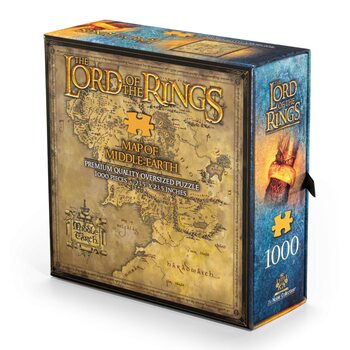 Puzzle Pán prstenů - Mapa Středozemě