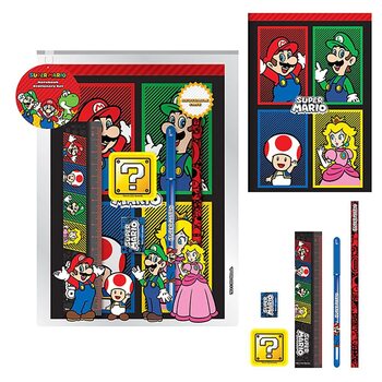 Material escolar Super Mario - 4 color