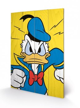 Poster su legno Paperino - Mad