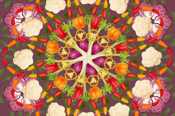 Samolepka Pattern of Vegetables