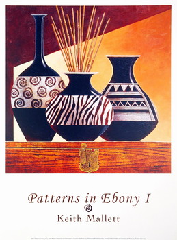 Umělecký tisk Patterns in Ebony I