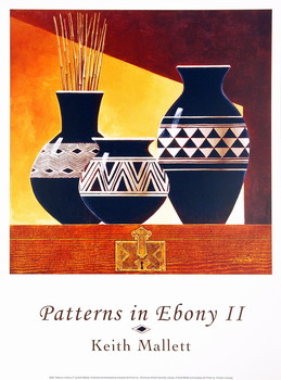 Umělecký tisk Patterns in Ebony II