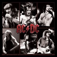 Pegatinas AC/DC - live