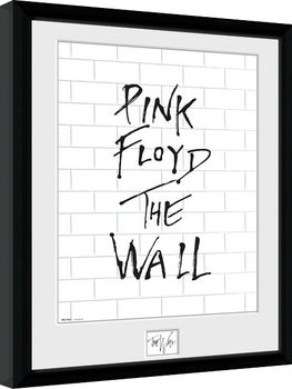 Ingelijste poster Pink Floid: The Wall - White Wall