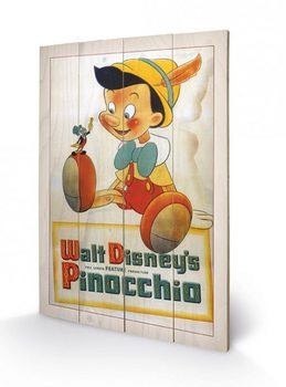 Bild auf Holz Pinocchio - Conscience