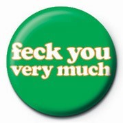 Märke FECK YOU VERY MUCH