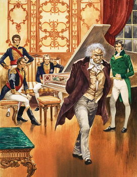 Cuadros en Lienzo Beethoven storms out of the music room