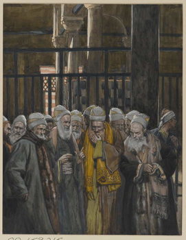 Cuadros en Lienzo Conspiracy of the Jews, illustration from 'The Life of Our Lord Jesus Christ', 1886-94