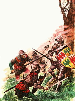Cuadros en Lienzo Death of the Earl of Warwick