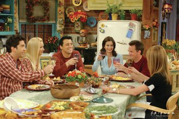 Cuadro en lienzo Friends - Thanksgiving