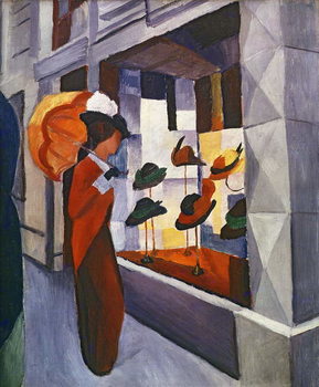 Cuadros en Lienzo In front of the Hat Shop, 1914