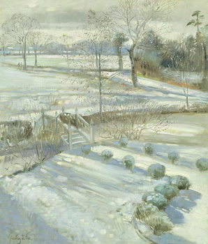 Cuadros en Lienzo Lavender and the Chinese Bridge