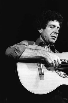 Cuadro en lienzo Leonard Cohen