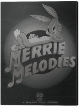 Cuadros en Lienzo Looney Tunes - Bugs Bunny Vintage Merrie Melodies