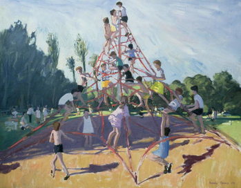 Cuadros en Lienzo Mundy Playground, Markeaton;Derby, 1990