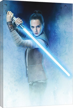 Cuadros en Lienzo Star Wars: Episodio VIII - Los últimos Jedi - Rey Lightsaber Guard