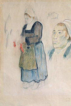 Cuadros en Lienzo Studies of Breton peasants, 1888