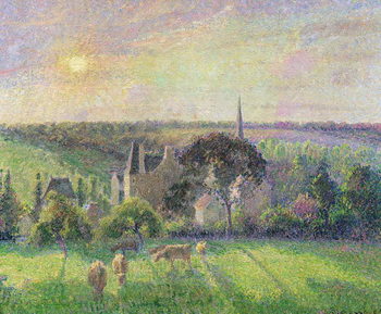 Cuadros en Lienzo The Church and Farm of Eragny, 1895