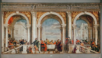 Cuadros en Lienzo The Feast in the House of Levi