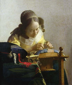 Cuadros en Lienzo The Lacemaker, 1669-70