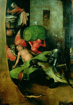 Cuadros en Lienzo The Last Judgement : Detail of the Cask