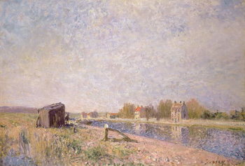 Cuadros en Lienzo The Loing at Saint-Mammes, 1884