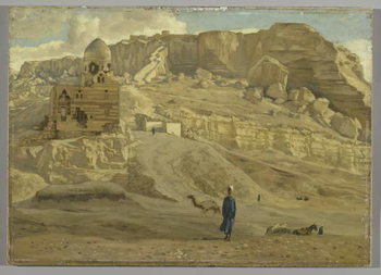Cuadros en Lienzo The Mokattam from the Citadel of Cairo, illustration from 'The Life of Our Lord Jesus Christ'
