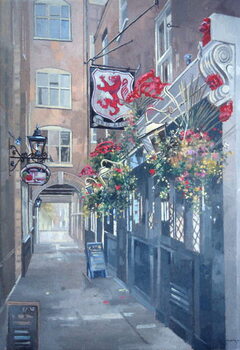 Cuadros en Lienzo The Red Lion, Crown Passage, St. James's, London
