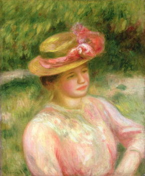 Cuadros en Lienzo The Straw Hat, 1895