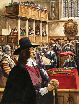Cuadros en Lienzo The trial of King Charles the First in Westminster Hall
