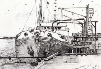 Cuadros en Lienzo The Trinity port Ellen Isle of Islay, 2007,