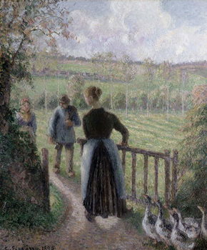 Cuadros en Lienzo The Woman with the Geese, 1895