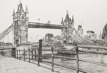 Cuadros en Lienzo Tower Bridge London, 2006,