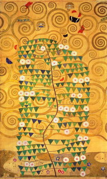 Cuadro en lienzo Tree of Life (Stoclet Frieze) c.1905-09