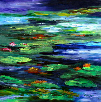 Cuadros en Lienzo Water Lily Somnolence, 2010