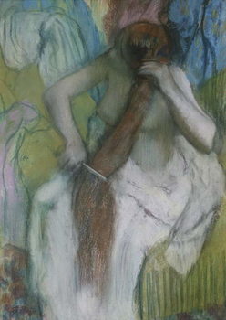 Cuadros en Lienzo Woman Combing her Hair, 1887-90