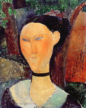 Cuadros en Lienzo Woman with a Velvet Neckband, c.1915