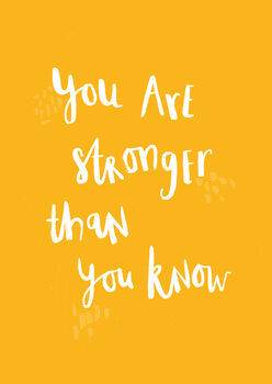 Cuadros en Lienzo You are stronger than you know