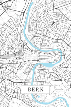 Cuadro en lienzo Bern white