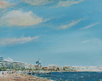 Cuadros en Lienzo Cannes Sea Front, 2014,
