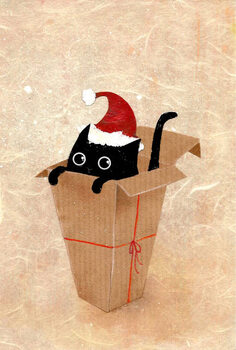 Cuadro en lienzo Cat gift