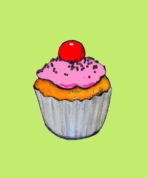 Cuadro en lienzo Cupcake,2005