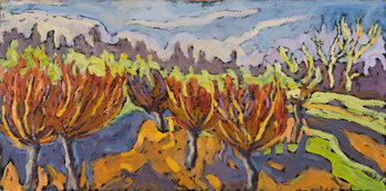 Cuadros en Lienzo Dancing Willows, 2007