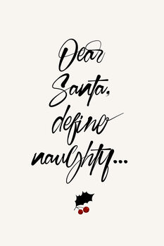 Cuadro en lienzo Dear Santa