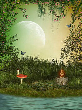 Cuadro en lienzo Fantasy landscape