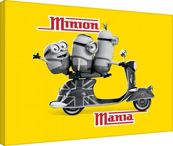 Cuadros en Lienzo Minions (Gru: Mi villano favorito - Minion Mania Yellow