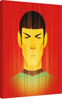 Cuadros en Lienzo Star Trek: Beaming Spock - 50th Anniversary