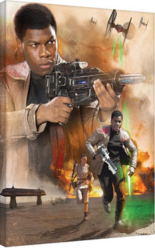 Cuadros en Lienzo Star Wars Episode VII: The Force Awakens - Finn Art